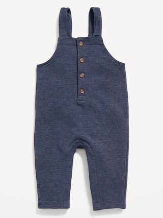 Unisex Sleeveless Button-Front Overalls for Baby | Old Navy (US)