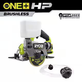 RYOBI ONE+ HP 18V Cordless Handheld Wet/Dry Masonry Tile Saw (Tool Only) PBLHTS01B - The Home Dep... | The Home Depot