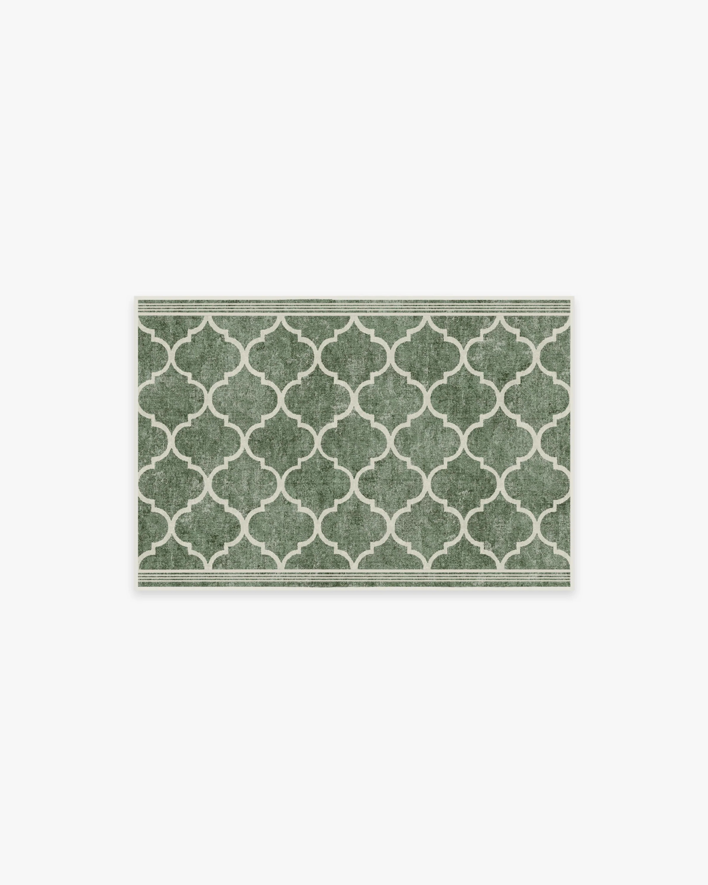 Terali Ivy Green Tufted Rug | Ruggable
