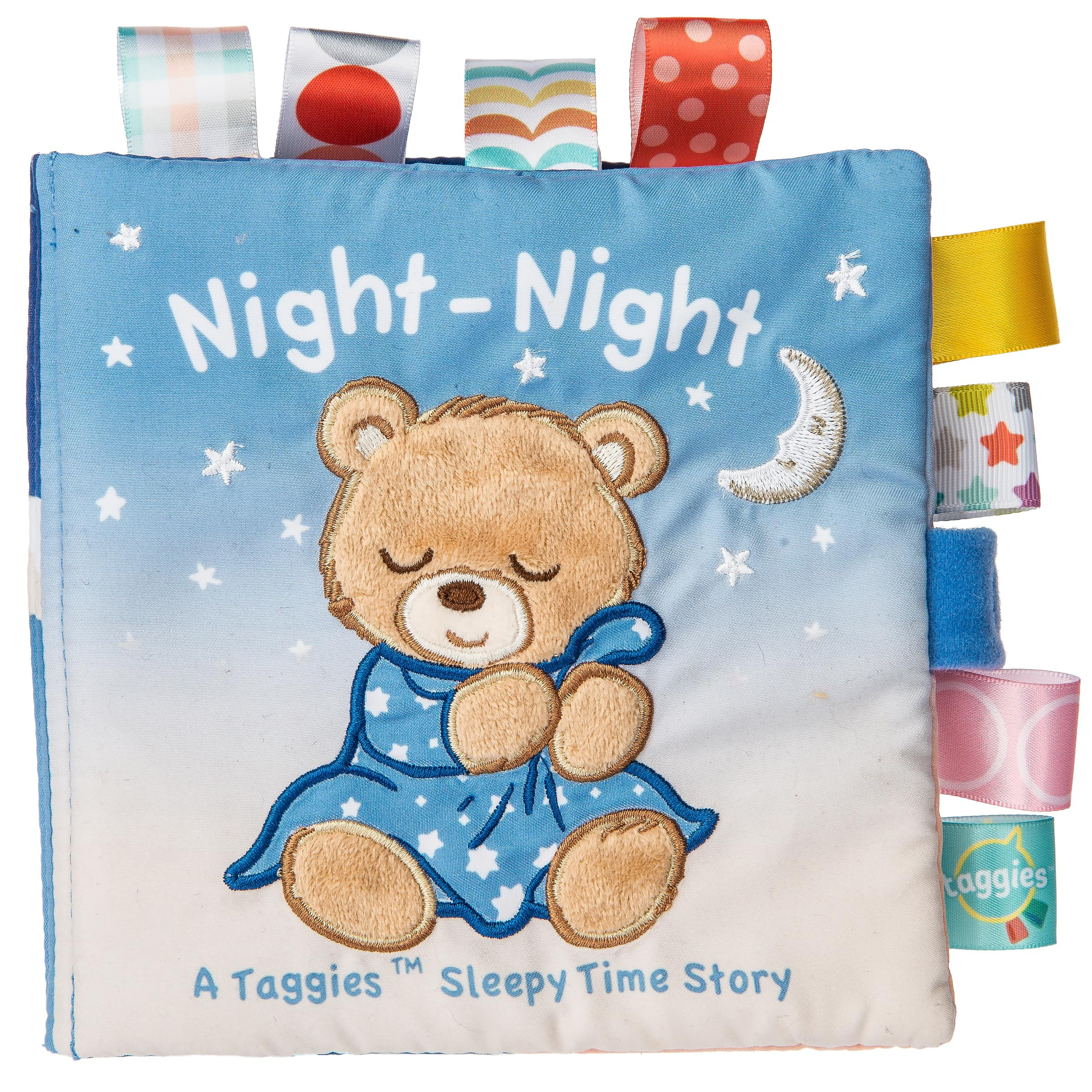 Taggies Starry Night Teddy Soft Book , 6x6 Inch (Pack of 1) | Amazon (US)