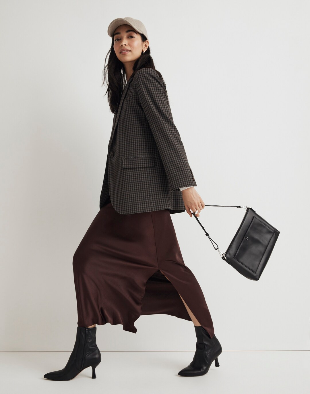 Satin Maxi Slip Skirt | Madewell