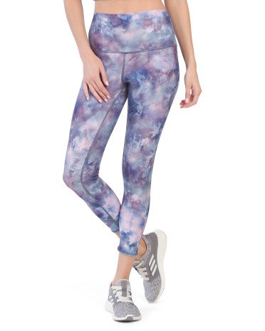 High Waist Tie Dye Ankle Leggings | TJ Maxx