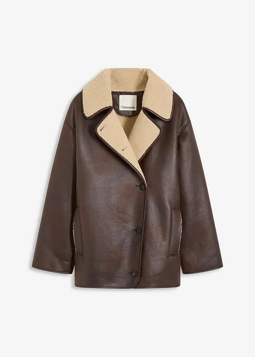 Jacke aus Lammfellimitat | Bonprix DE
