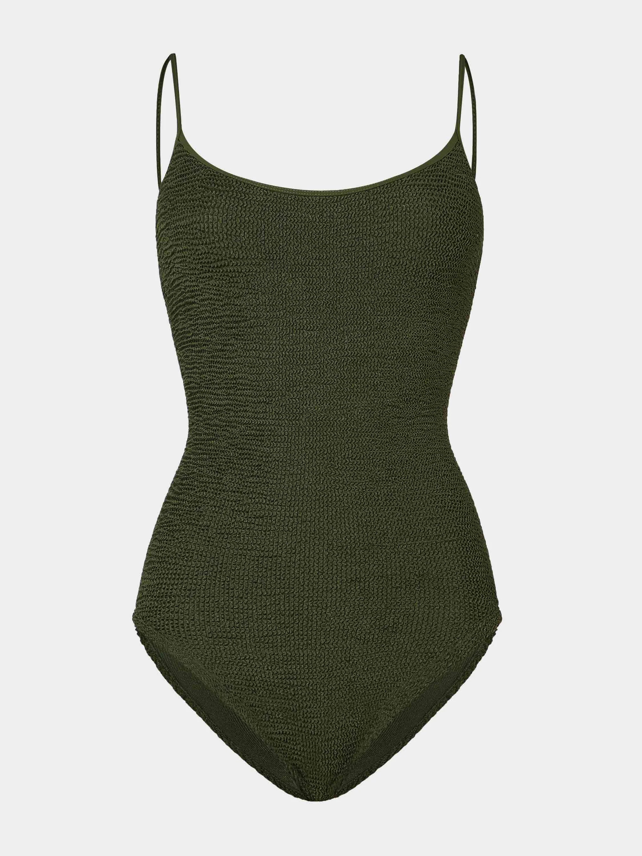 Coverage Pamela Swim - Metallic Khaki | HUNZA G