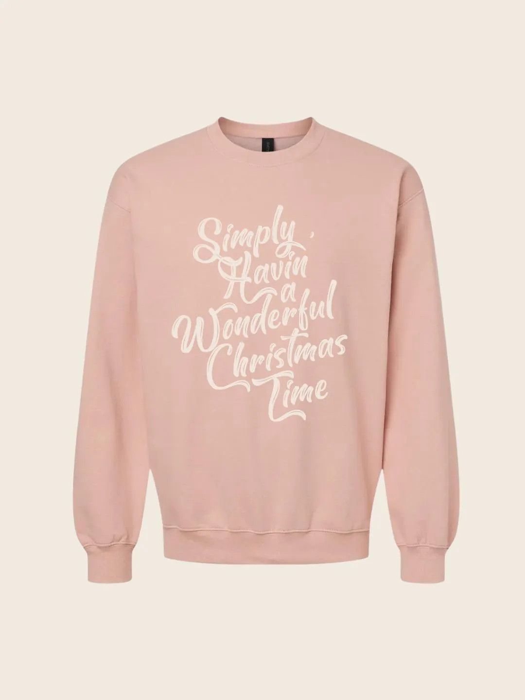 Simply Having a Wonderful Christmas Time Sweatshirt, Preppy Holiday Shirt, Christmas Season Shirt... | Etsy (US)