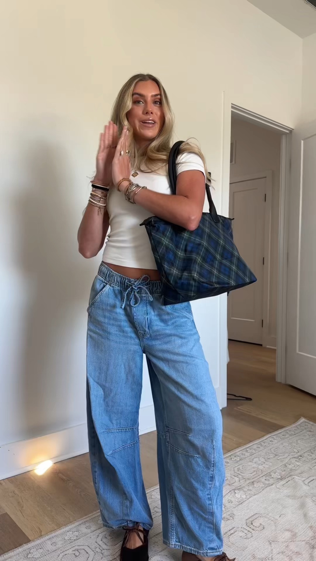 accessories matter and especially going into fall fashion an accessory is the easiest way to make an outfit more fun and interesting when we are working with the base of the same sweaters and jackets you’re wearing on repeat! From the same jeans and a tee outfit the fun pop of print and color with the bag is what’s memorable ☺️ the best part, these bags and scarves are @walmart finds so they won’t break the budget! #walmartfashion #walmartfinds #nobo #noboundaries
 
What I ordered: No Boundaries Women's Triangle Scarf with Lace Trim, Pink Plaid. No Boundaries Women's Triangle Scarf with Lace Trim, Cream Dot. No Boundaries Women's Tote Bag, Plaid. No Boundaries Women's Mini Tote Crossbody Bag, Leopard.

#LTKootd #LTKSeasonal #LTKSaleAlert