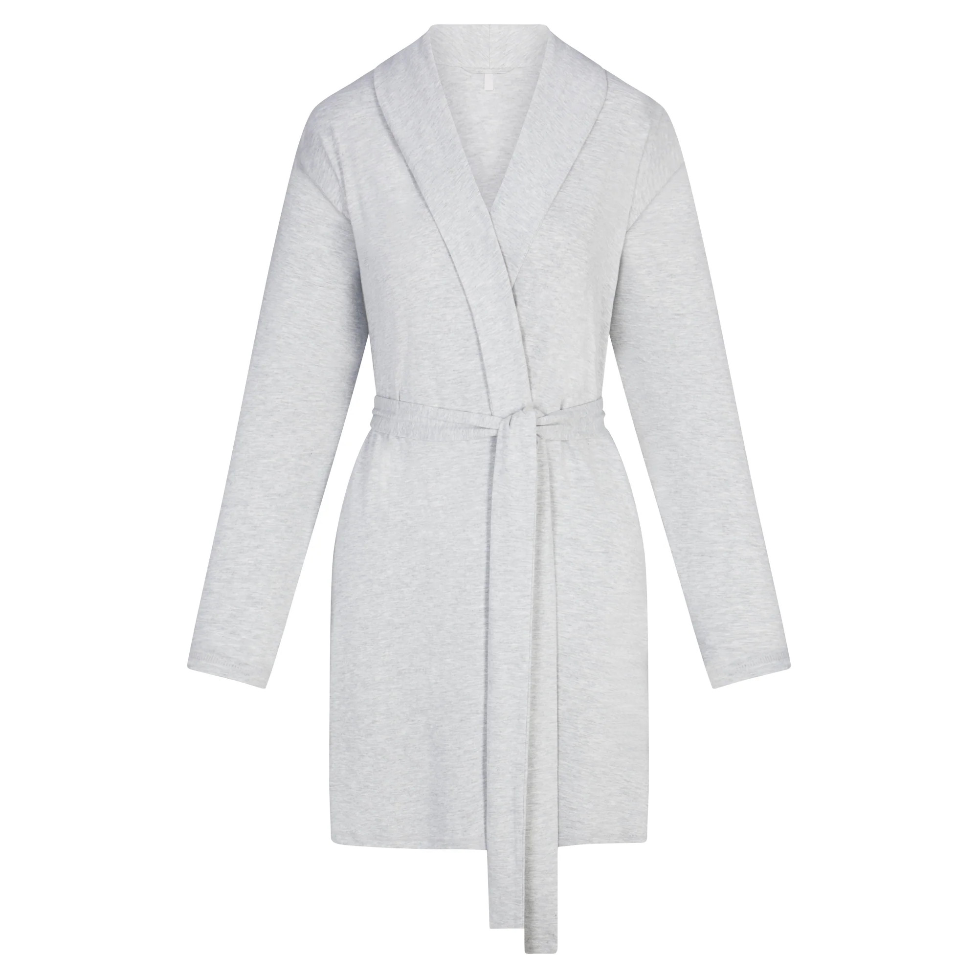 SKIMS SLEEP SHORT ROBE | LIGHT HEATHER GREY | SKIMS (US)
