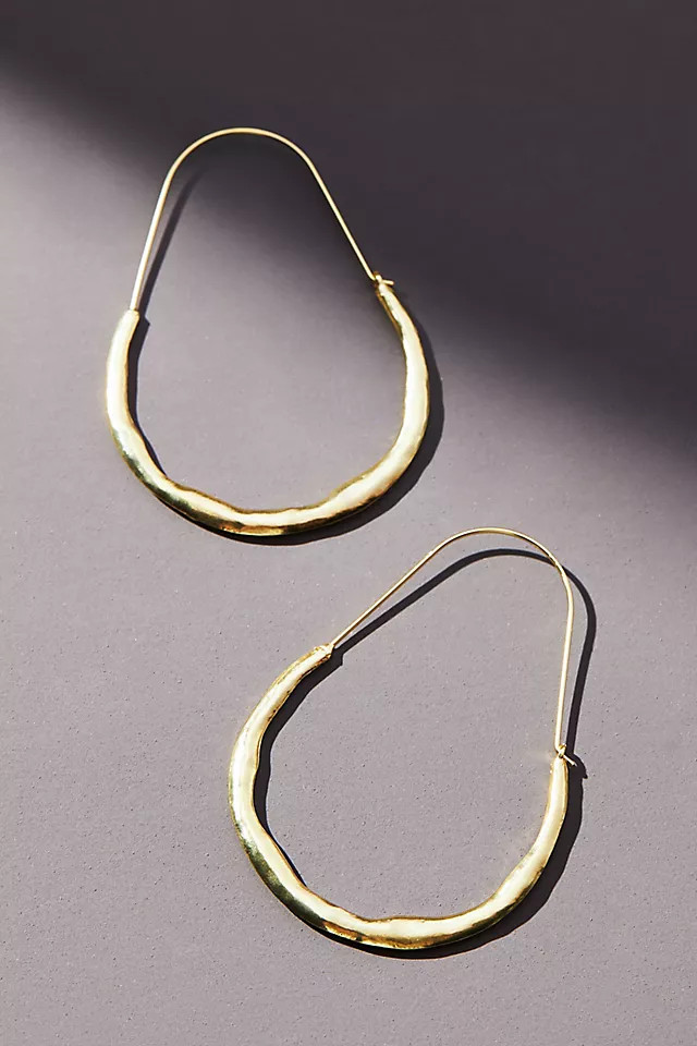 Wavy Hoop Earrings | Anthropologie (US)