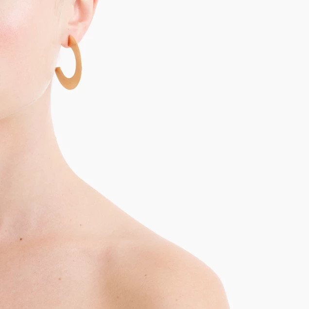 Disc hoop earrings | J.Crew US