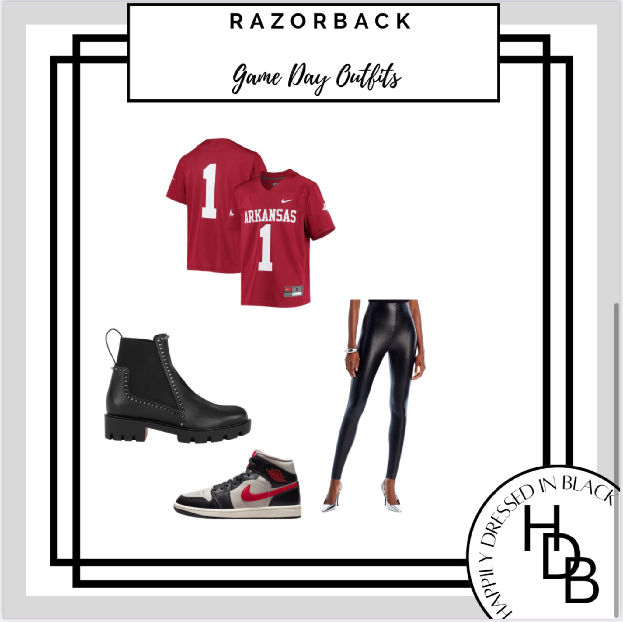 Planning all of our Arkansas Razorback Football Game day outfits for this season!  Representing the hogs in Red and Black as usual!  Whether you are cheering from home, tailgating, or attending the game these outfits will help you cheer in style!

#LTKstyletip #LTKSeasonal #LTKover40
