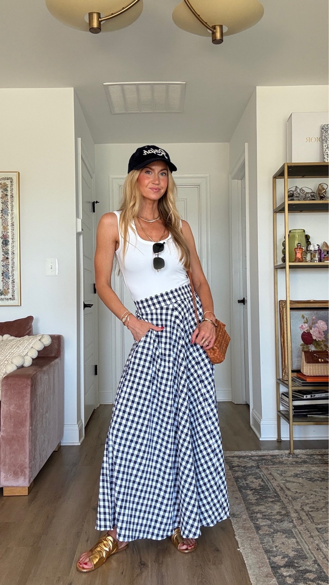Amazon skirt for the 4th. 
Runs TTS, wearing size small

#LTKootd #LTKgrwm #LTKSeasonal