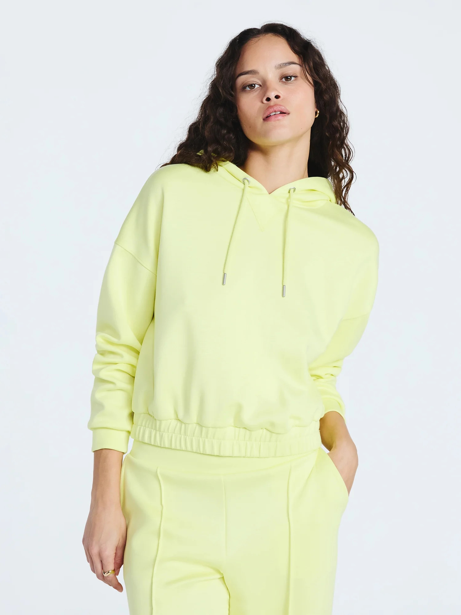 Scoop Women's and Women's Plus New Scubaknit Pullover Hoodie, Sizes XS-4X | Walmart (US)
