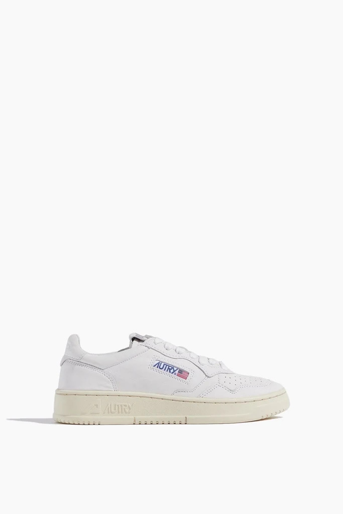 01 Low Sneakers in Goat/Goat White | Hampden Clothing