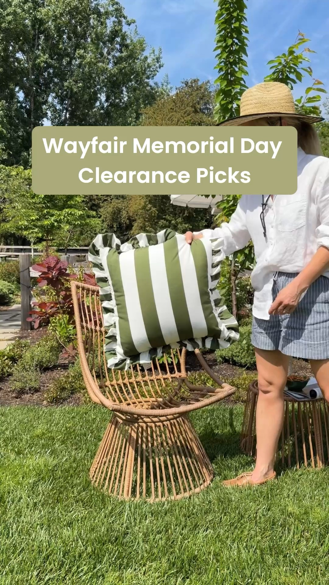 Wayfair is currently running their Memorial Day Clearance! A ton of the outdoor furniture I have and love is included:) linked everything below ⬇️  @Wayfair #Wayfair #WayfairPartner #Outdoor #WishYouWereHere