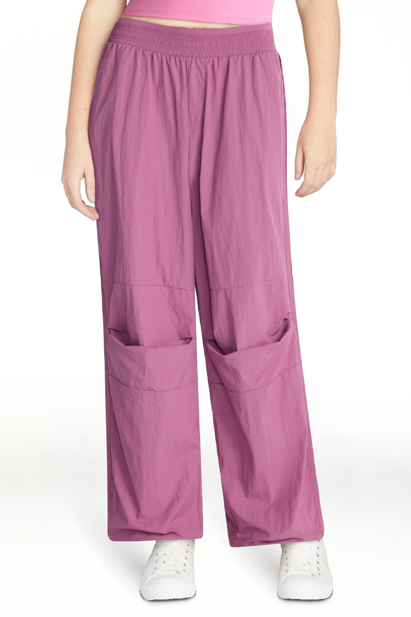 Avia Women's Crinkle Pants with Pleated Knees, 30" Inseam, Sizes XS-XXXL | Walmart (US)