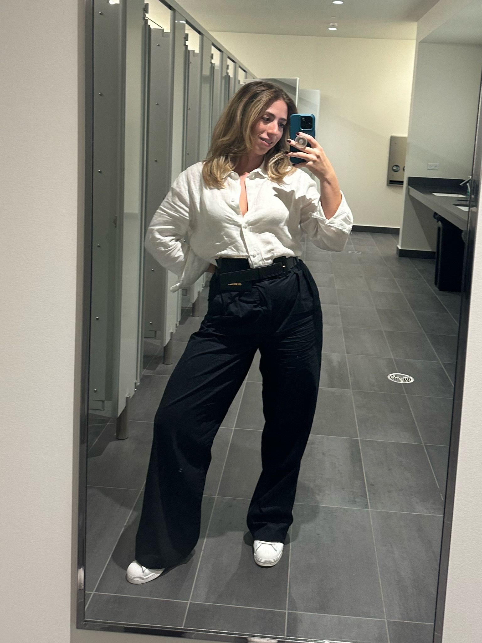 Classic work fit made fun with the Jacquemus utility belt. This shirt is a slim fit shirt from jcrew in a gorgeous linen. I sized up two sizes to fit a little more relaxed and it’s my most worn linen piece. 

#LTKWorkwear #LTKFallSale #LTKStyleTip