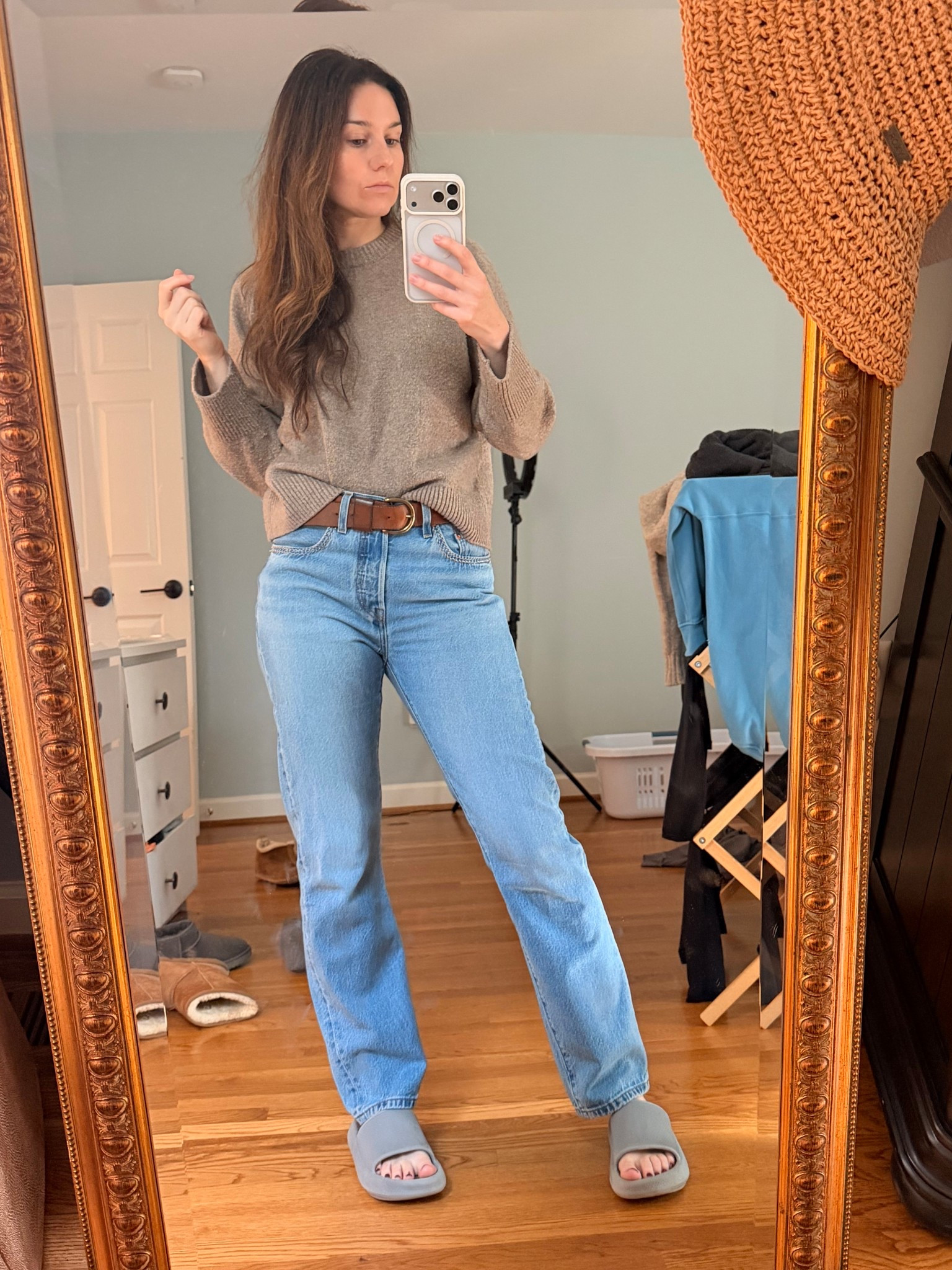 A rare occasion in jeans  

#LTKmomlife #LTKootd