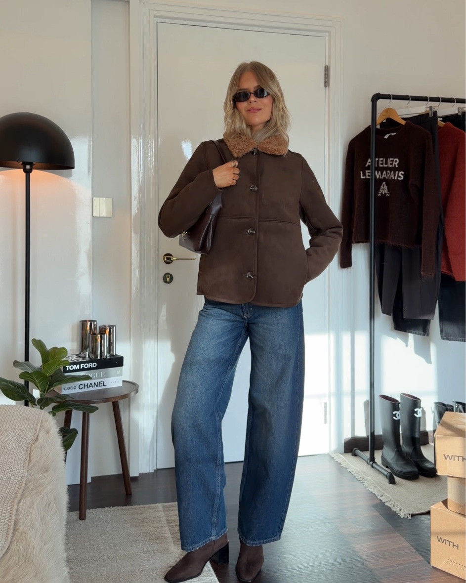 H&M Autumn Haul Outfit 5🤎👖✨
my sizes - I am 1,70m tall 
Blue jeans: size 6
Stripes sweatshirt: size M
Boots: true to size
Jacket: size S

#LTKFashionMonth #LTKsummer #LTKwedding