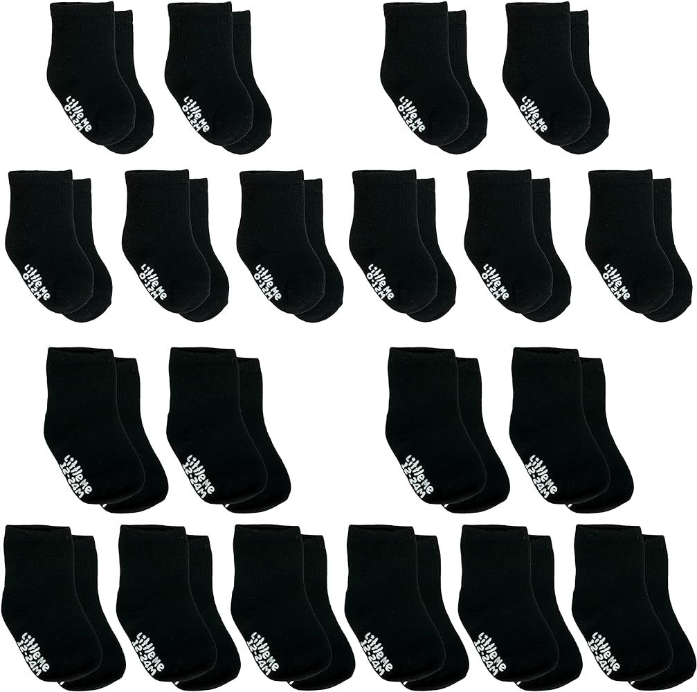 Little Me 20-Pack Newborn Baby Infant & Toddler Unisex Socks, For Baby Girl or Boy, 0-12 & 12-24 ... | Amazon (US)