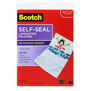 Scotch™ Self-Seal Laminating Pouches, 8.5" x 11" in Clear | Michaels® | Michaels Stores