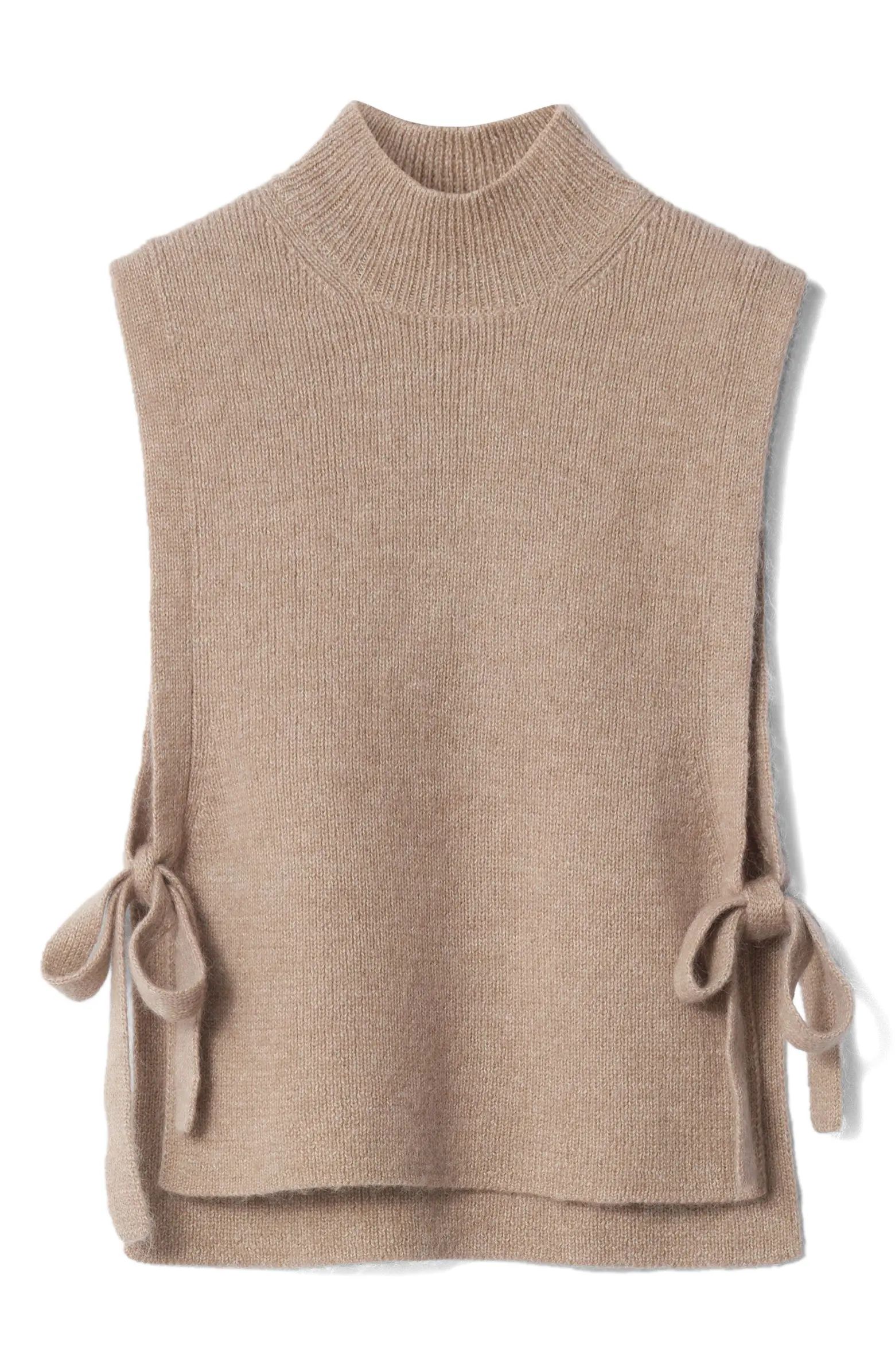 & Other Stories Wool & Mohair Side Tie Bib Vest | Nordstrom | Nordstrom