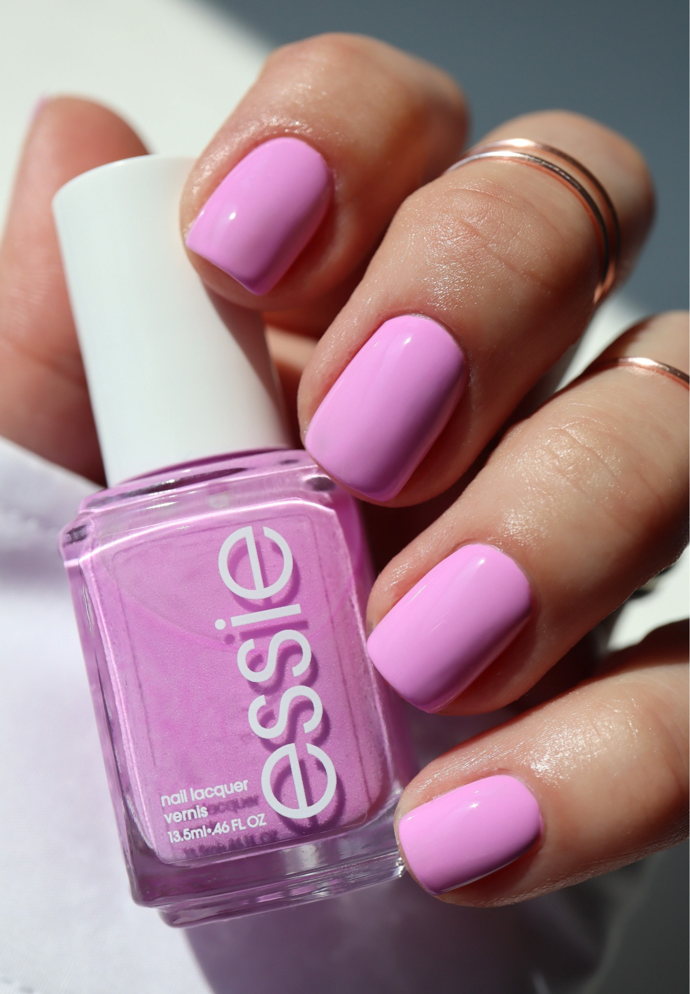 In the you-niverse from the new Feel the Fizzle Essie Spring collection. A beautiful purple polish for the spring season!

#LTKbeauty