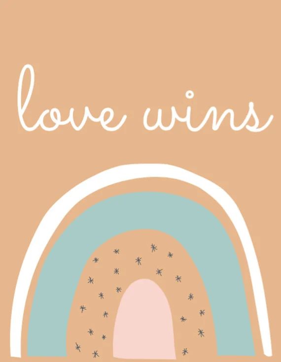 love wins printable | Etsy (US)