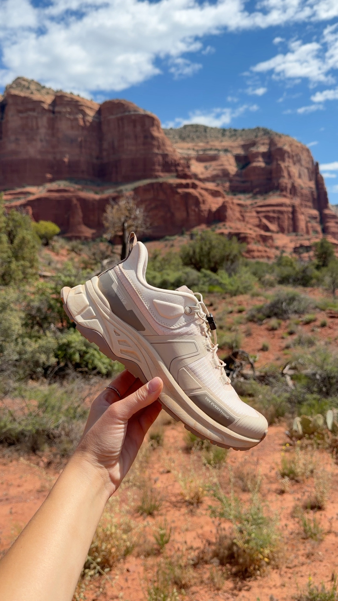 Desert neutrals, but make it comfy

beige sneakers, neutral sneakers, travel shoes, hiking sneakers, athleisure style, comfy outfit, everyday sneakers, outdoor style

#LTKvlog #LTKTravel #LTKActive