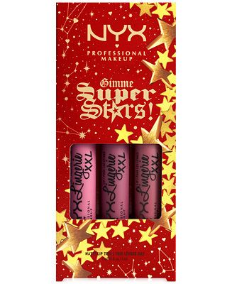 NYX Professional Makeup 3-Pc. Gimme Super Stars! Lip Lingerie XXL Matte Lip Set & Reviews - Makeu... | Macys (US)