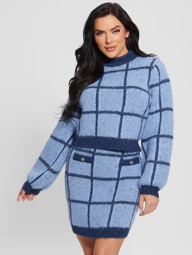 Nadia Plaid Sweater | Guess (US)