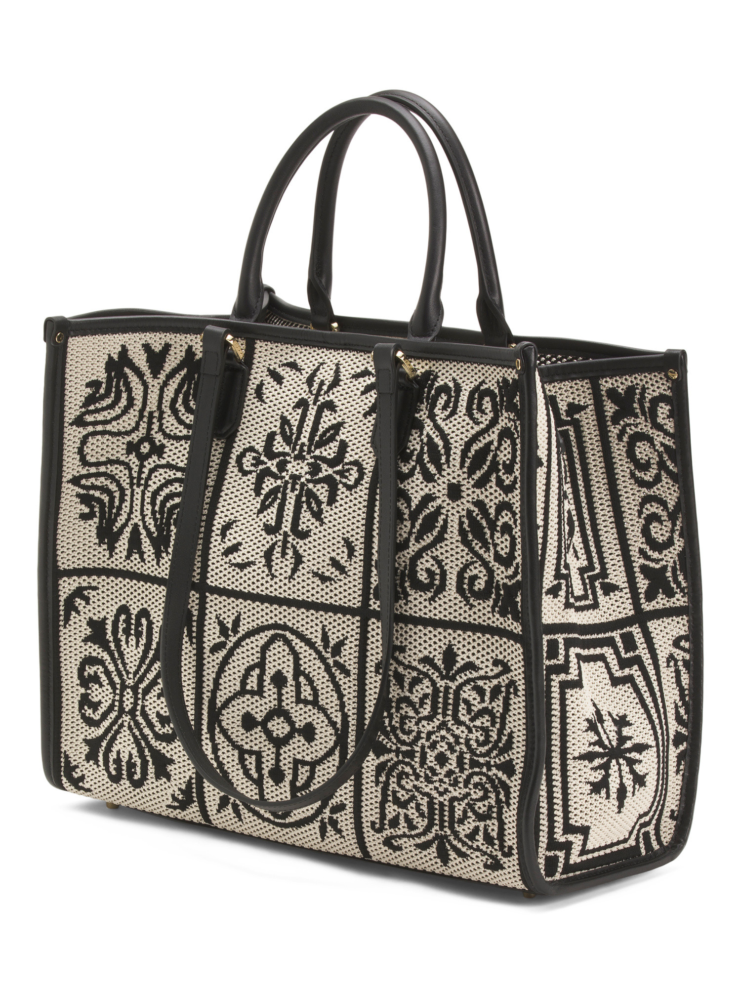 Made In Italy Tote With Pouch | TJ Maxx