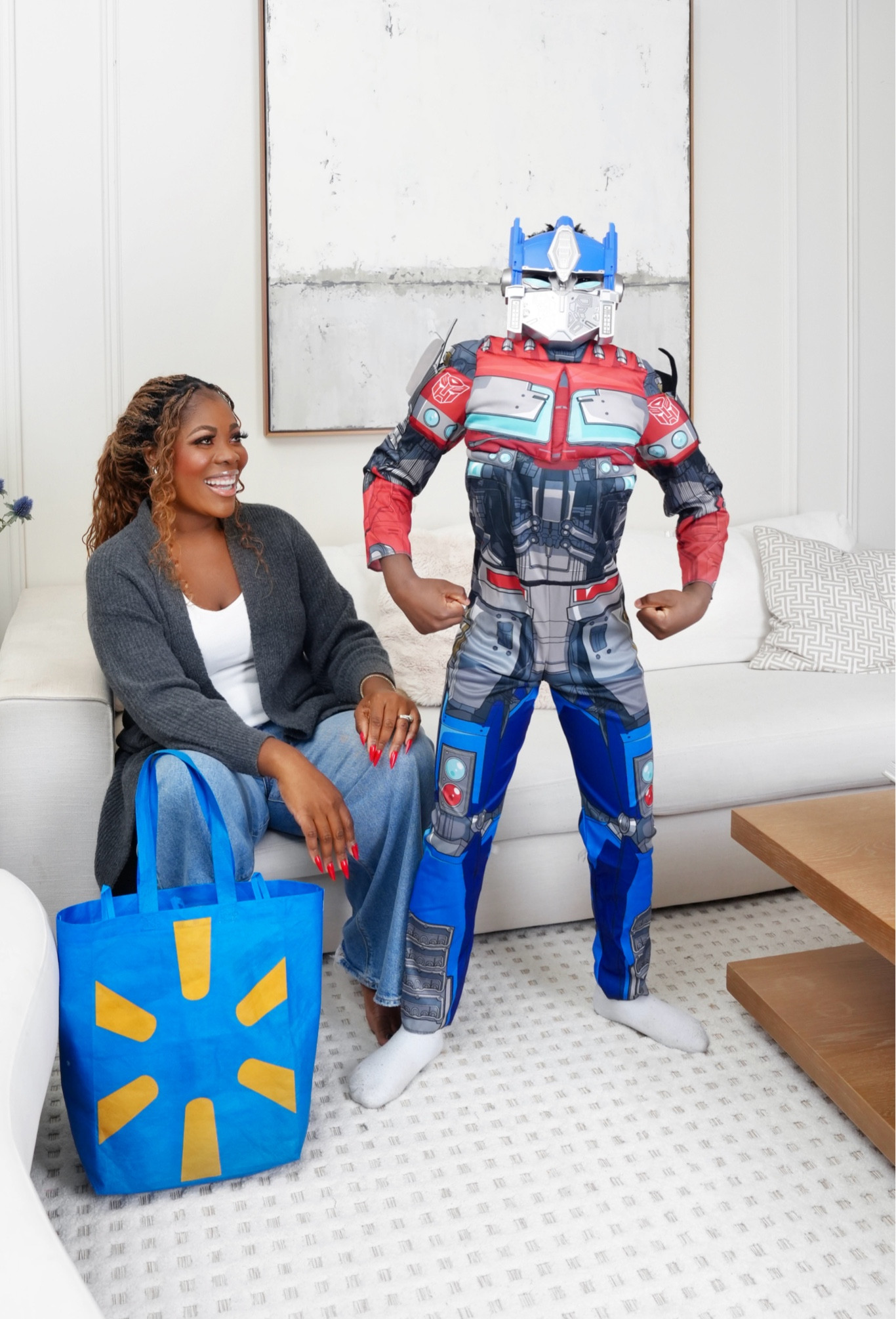 Nico is always in character 😅 #WalmartPartner 
When I tell you Walmart Same day gets me the best mom award everytime, I mean everytime!!! 🤩🏆 
Nico and his super friendly self got invited for a for a last minute Halloween party next door with his friends, and of course Walmart Same day to the rescue. Walmart had so many costumes available for same day delivery including his favorite, and it was delivered right on time for his party. 
You know that was a win !🎉💙

With Walmart Same Day, you can have your order delivered straight to your door as soon as same day, and that’s everything beyond just groceries. I love that you can select your preferred delivery time. #Walmart @Walmart #WalmartSameDay

#LTKFamily #LTKSeasonal #LTKHalloween