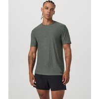 Vuori Strato Tech T-Shirt | River Rock Heather | XS, Size Extra Small | Vuori Clothing (US & Canada)