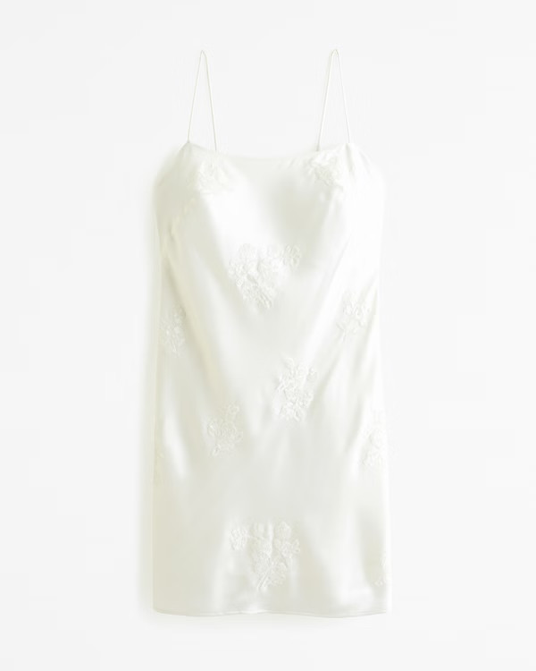 Women's Embellished Slip Mini Dress | Women's The A&F Wedding Shop | Abercrombie.com | Abercrombie & Fitch (US)