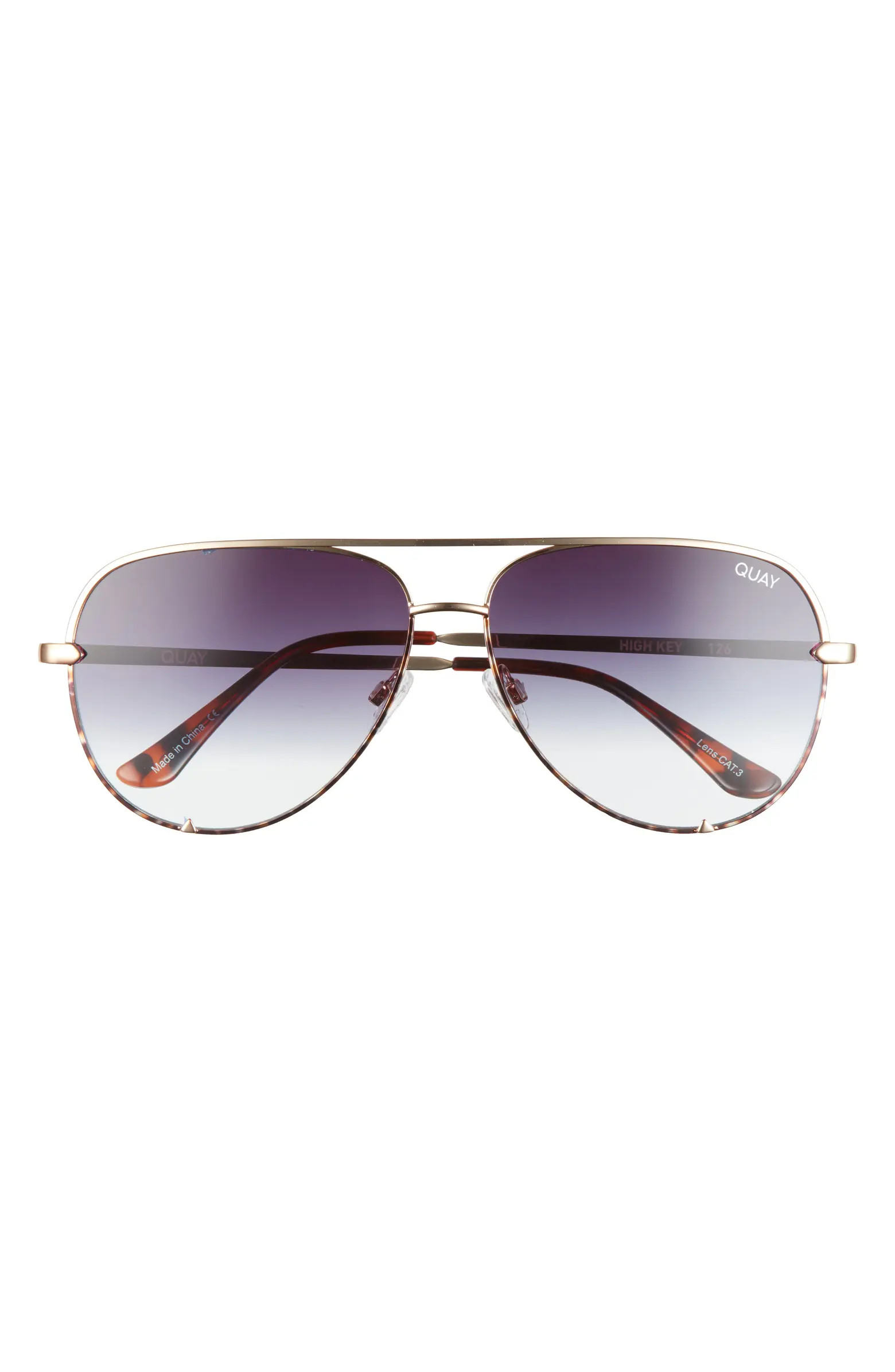 Quay Australia High Key 62mm Oversize Aviator Sunglasses | Nordstrom | Nordstrom