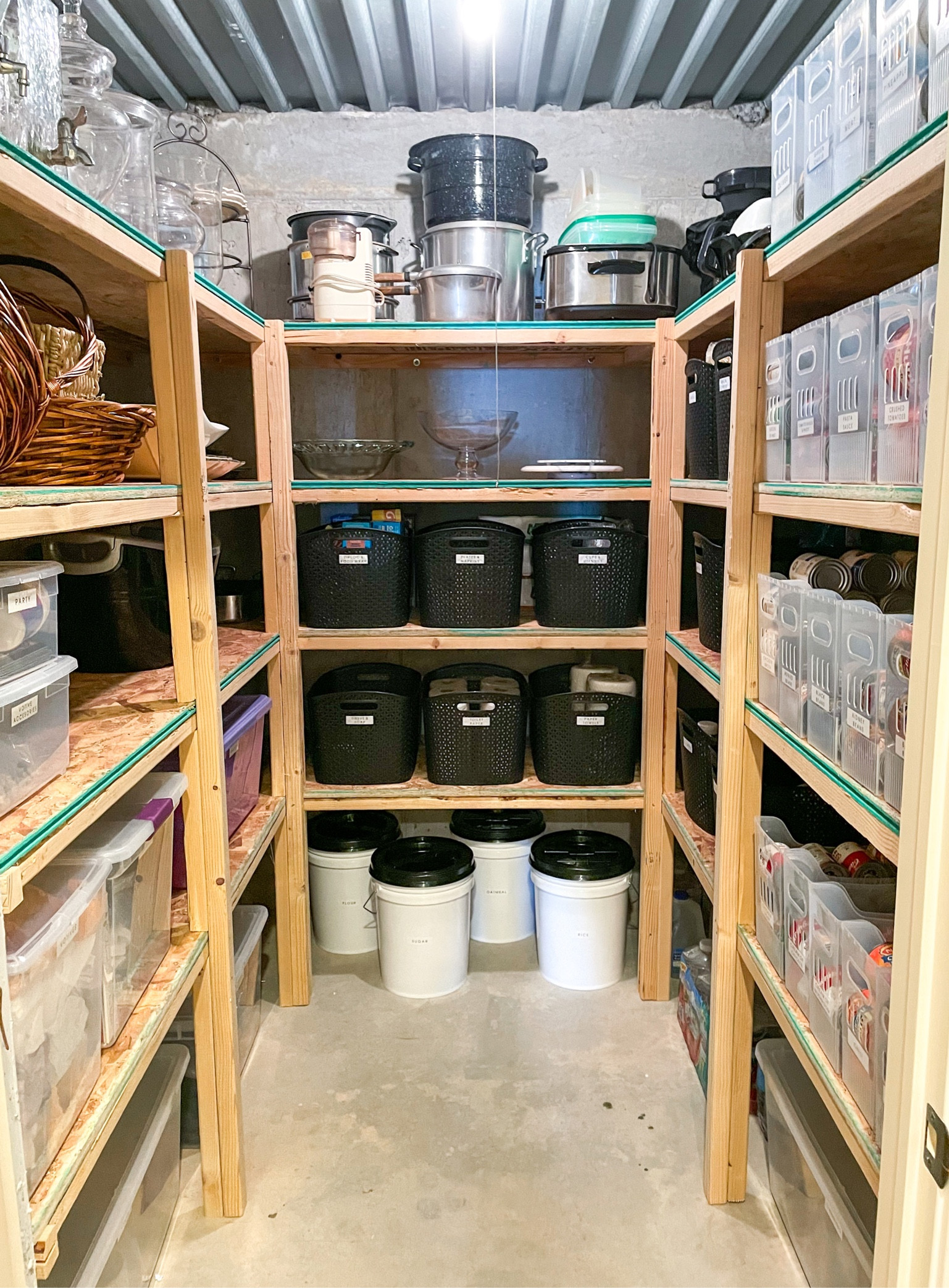 Storage rooms may not be the most glamorous, but they can be functional! ✨