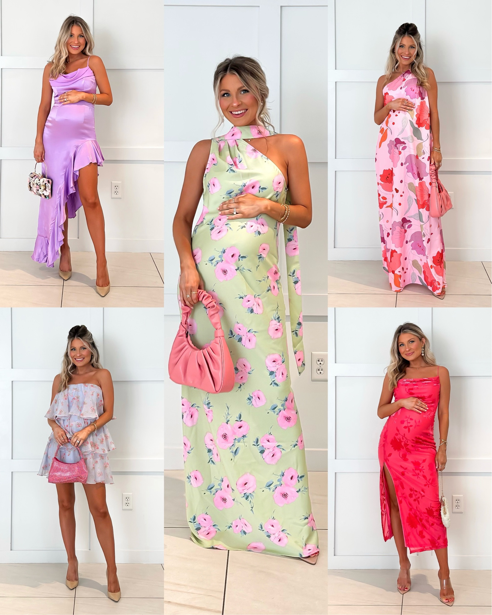 The cutest wedding guest dresses for any sort of venue or vibe. #WeddingGuestDress #SpringDress #BumpStyle #CocktailDress #MaxiDress #SemiFormalDress.

#LTKWedding #LTKSeasonal #LTKBump