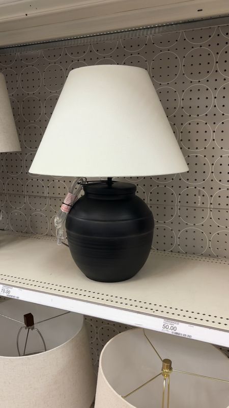 The Pottery Barn Faris Ceramic Table Lamp dupe is back at Target! It’s in stock right now and will give you Pottery Barn style on a budget. I love the black base, white shade, modern organic style. If you’re looking for the Target Large Ceramic Table Lamp Black - Threshold in real life, this video should help! 🖤 #target #targethome #dupe #potterybarn

#LTKhome