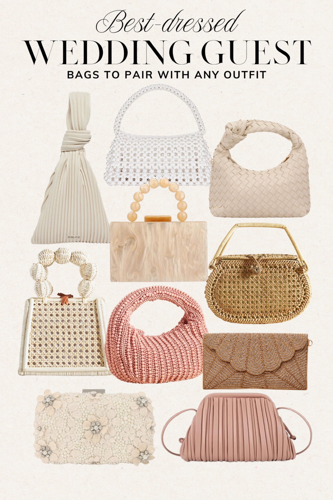 Spring Wedding Guest Bags | spring wedding attire, spring wedding guest attire, spring wedding guest bag, spring bags, spring bag, pearl bags, clutch bag, clutch bags, formal wedding guest bags, rhinestone clutch bags, spring shoulder bags 

#LTKitbag #LTKSeasonal #LTKwedding