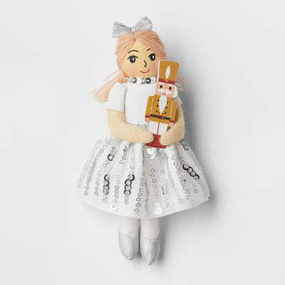 Nutcracker Ballet Clara Fabric Christmas Tree Ornament - Wondershop™ | Target