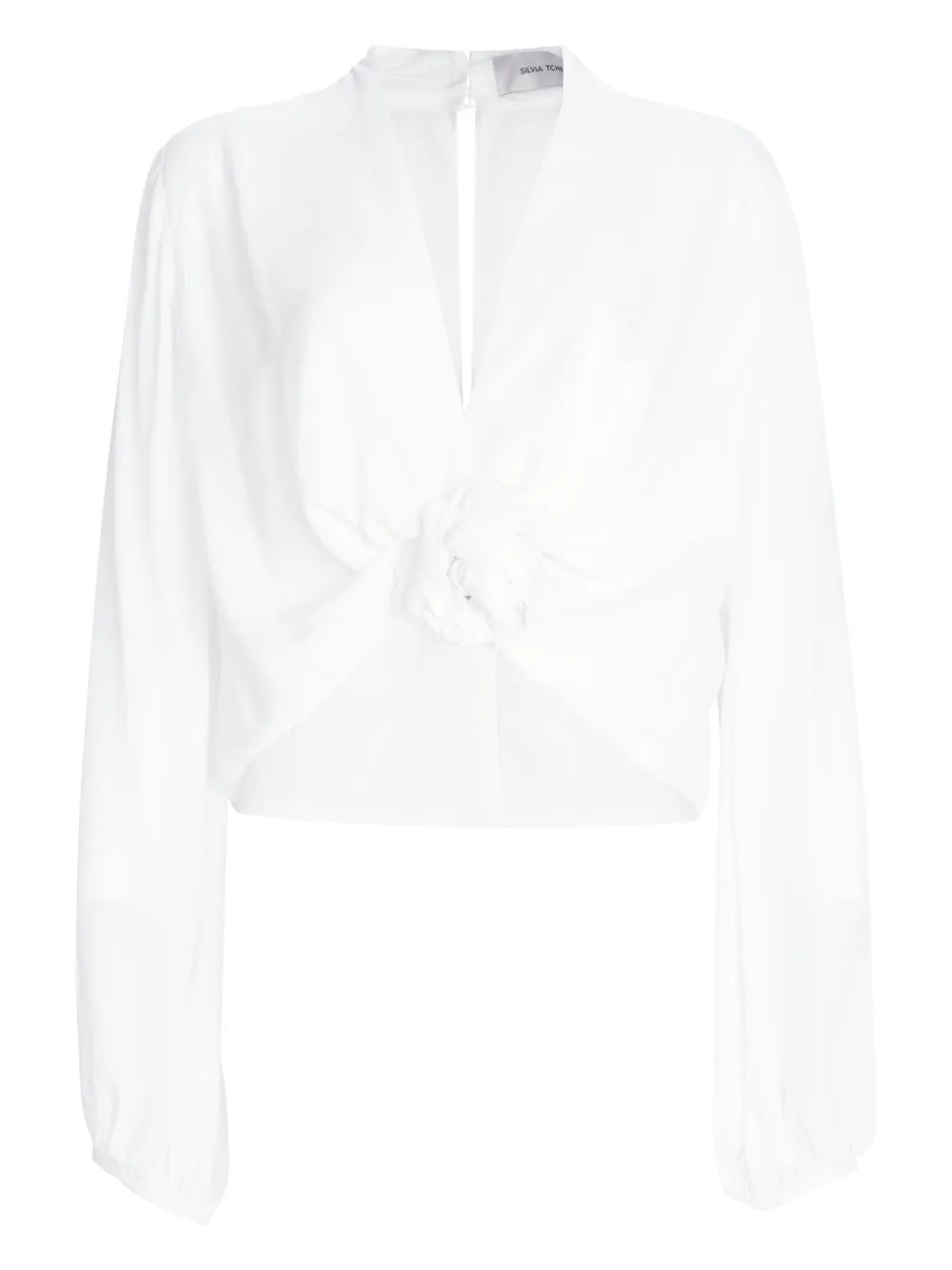 Silvia Tcherassi Rocio Blouse | White | FARFETCH AO | Farfetch Global