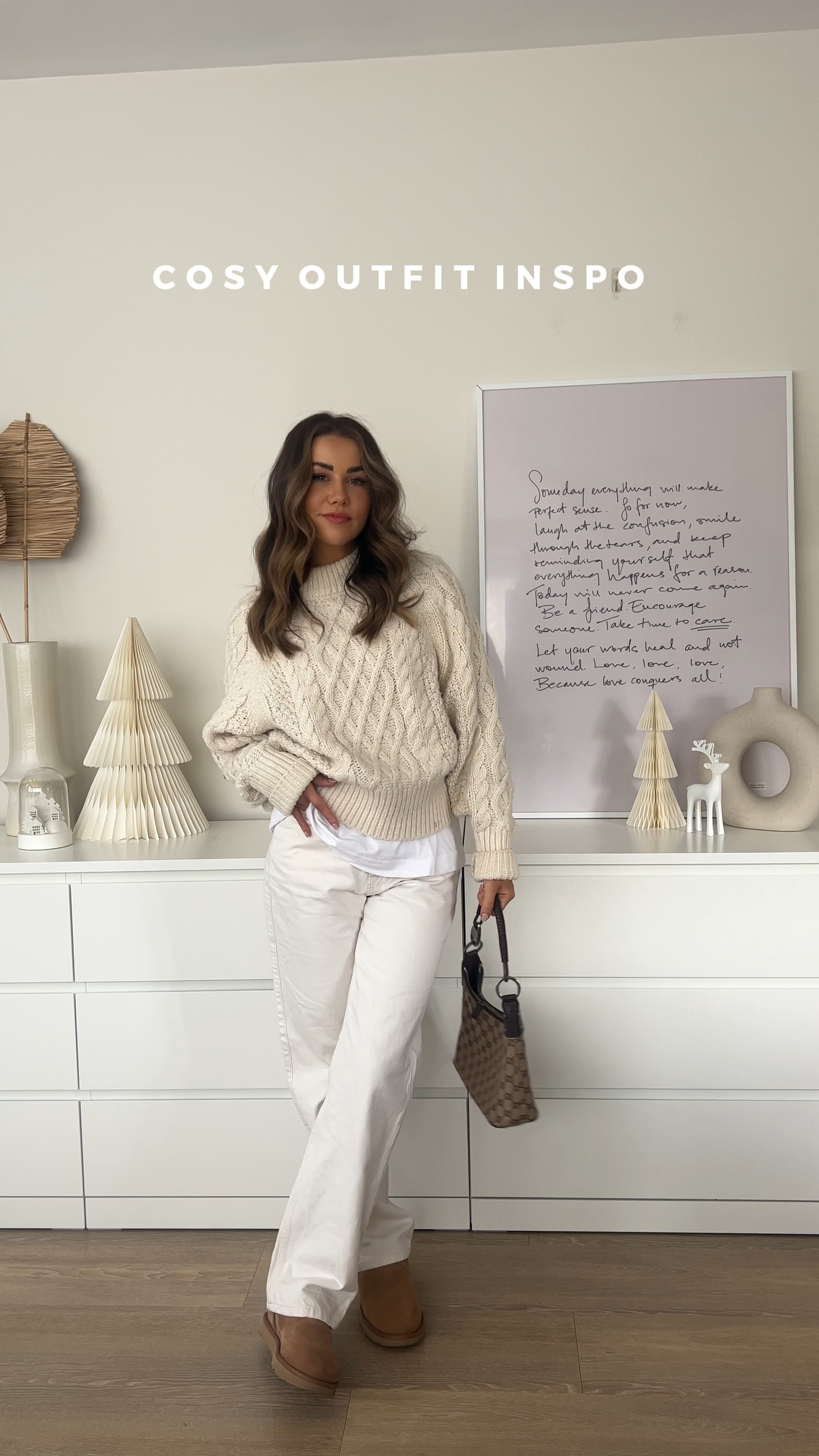 Cosy girl outfits for the colder days ☁️❄️ 

🔗 links available via LTK in my bio, stories & november highlight 

Jumper @hm
Jeans @weekdayofficial 
@ugg @uggineurope
Bag @gucci 

Cosy outfits. Cosy girl aesthetic. Cosy fashion. Neutral outfits. Winter outfit. Cold weather style. All white outfit. Creamy tones. Get ready with me. Get dressed with me. Grwm reel. 

#grwmreel #grwmoutfit #grwmreels #creamoutfit #allwhiteoutfit #winterwhites #getdressedwithme #getreadywithme 

#LTKeurope #LTKstyletip #LTKfindsunder50