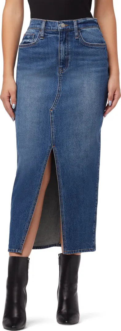 Reconstructed Denim Midi Skirt | Nordstrom Rack