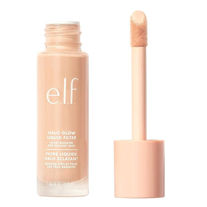 e.l.f. Halo Glow Liquid Filter, Complexion Booster For A Glowing, Soft-Focus Look, Infused With H... | Amazon (US)