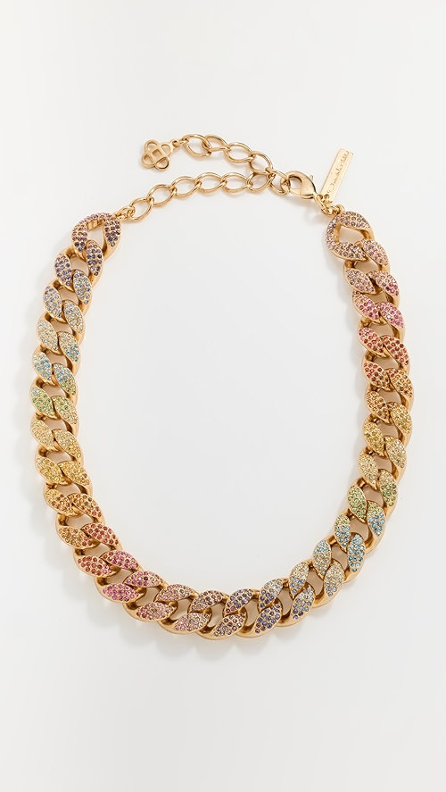 Rainbow Gourmette Necklace | Shopbop