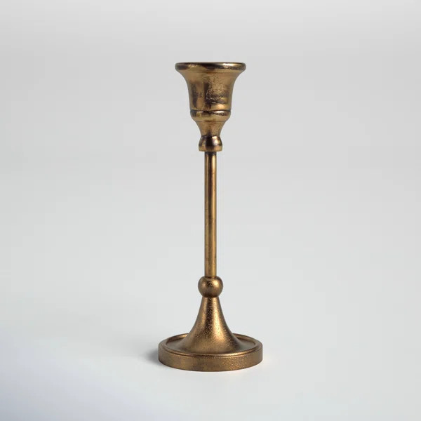 8'' H Metal Tabletop Candlestick | Wayfair North America