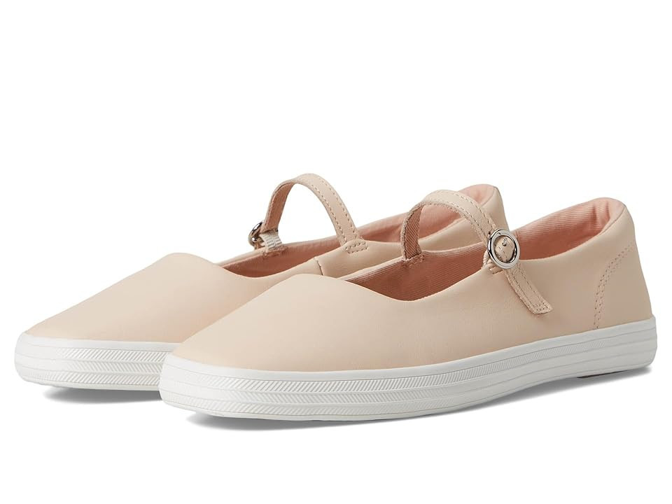 Keds Square Toe Mary Jane Women's Shoes Peony Leather : 7.5 B - Medium, Polyester | Zappos