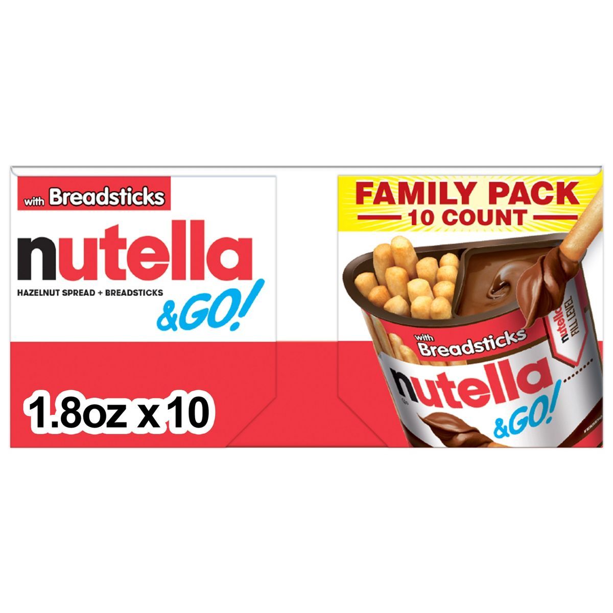 Nutella and Go Breadstick Family Pack | Target