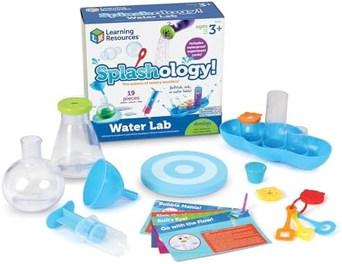 Learning Resources Splashology! Water Lab Science Kit, STEM Playtime, Water Activities, 19 Pieces... | Amazon (US)