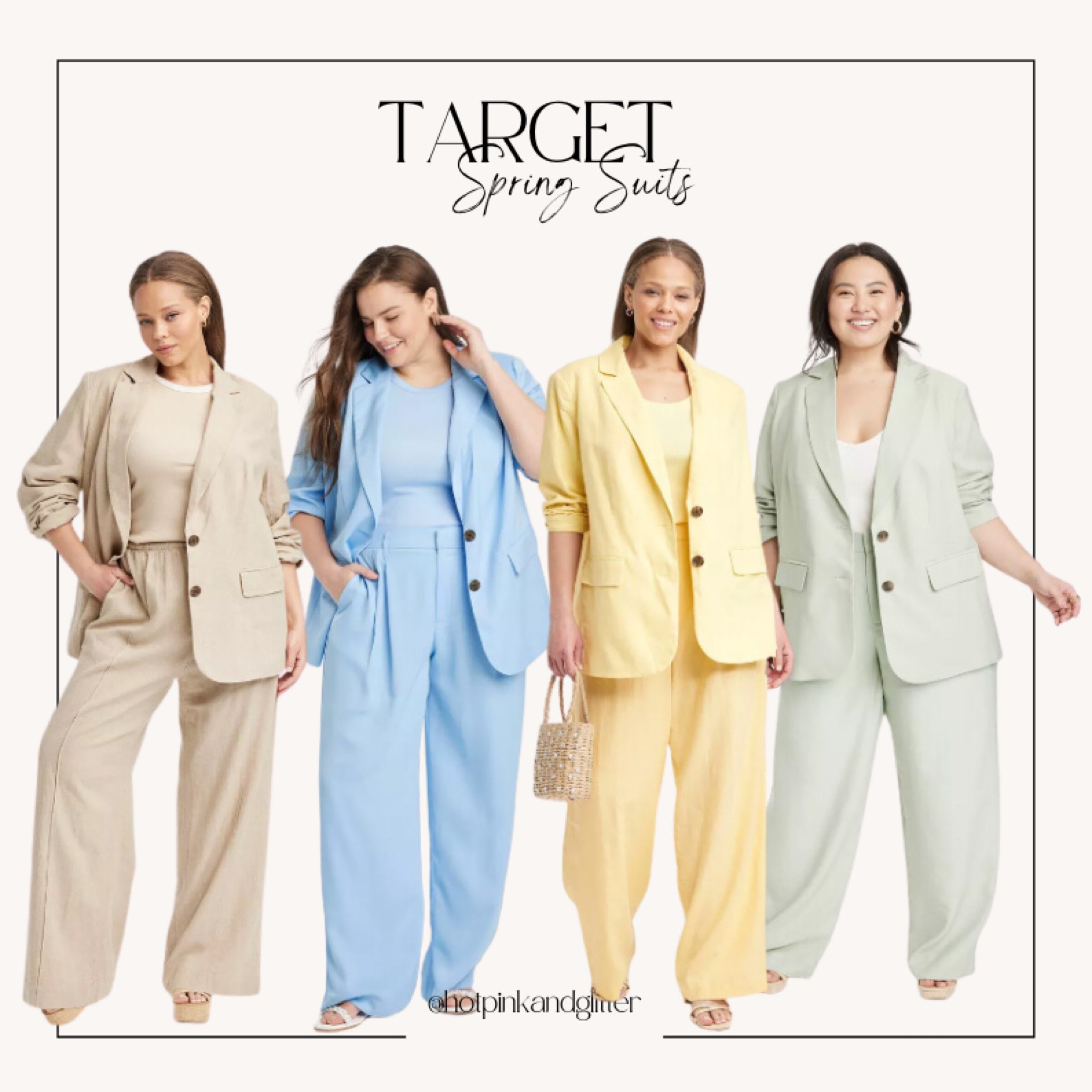 Plus size spring suits! You can mix and match to create several outfits with these staple pieces. The light weight and linen materials are perfect for warm weather and can be worn into colder months with layers! 

#LTKstyletip #LTKworkwear #LTKplussize